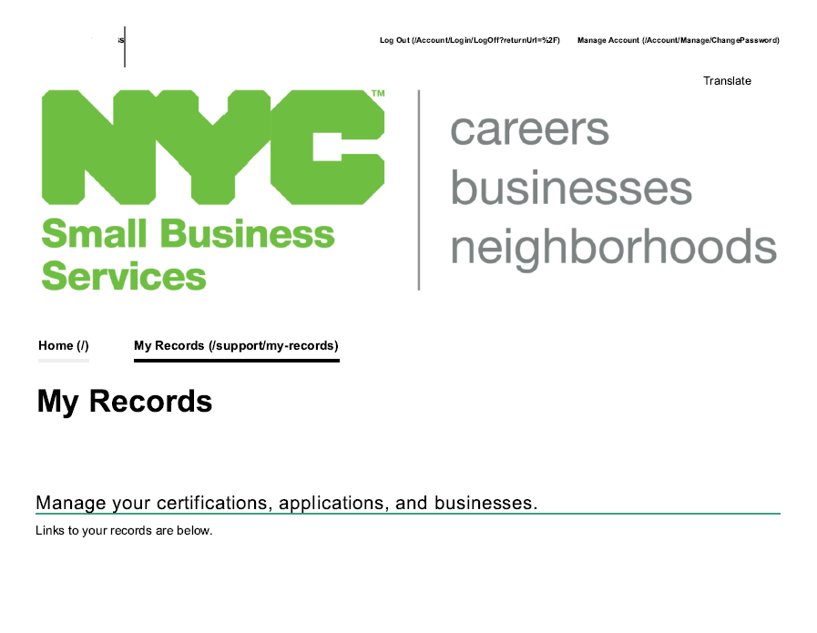 SRCG Promos NYC M/WBE certification – expires 10/31/2027